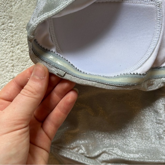 Sparkly Silver Ondademar one piece - Picture 3 of 8